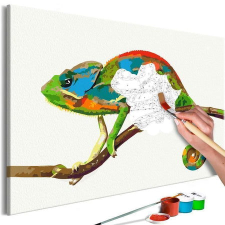 Quadro fai da te Chameleon
