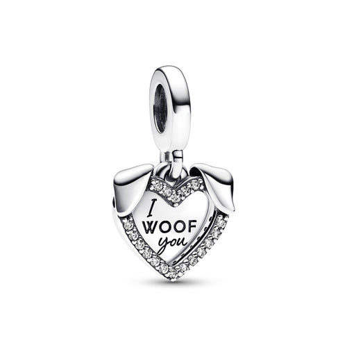 Pandora - Charm Pendente Amico a 4 Zampe I Woof You