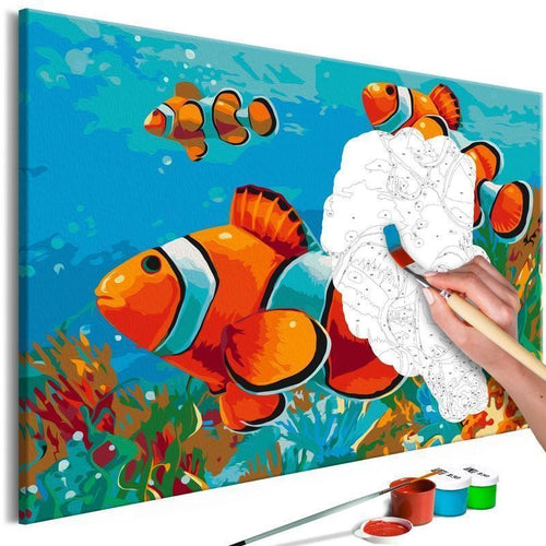 Quadro fai da te Gold Fishes