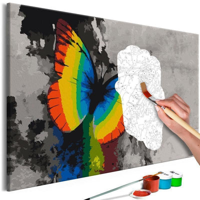 Quadro fai da te Colourful Butterfly