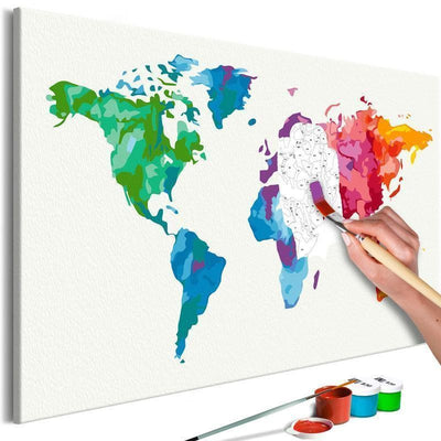 Quadro fai da te Colours of the World