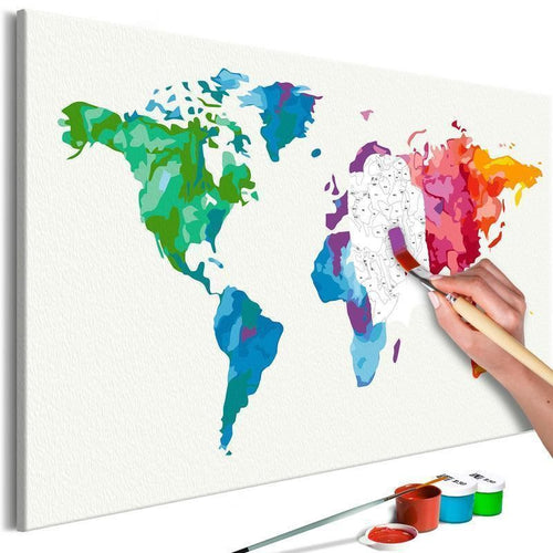Quadro fai da te Colours of the World