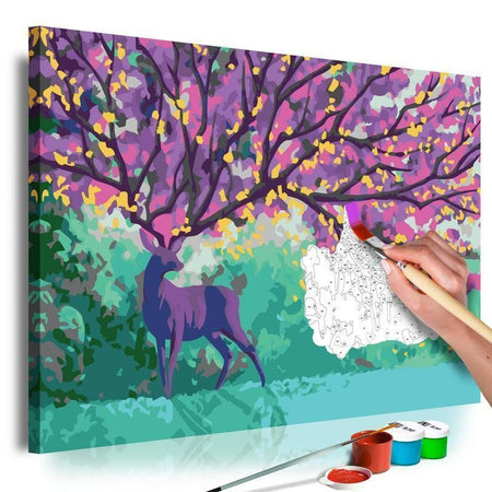 Quadro fai da te Purple Deer