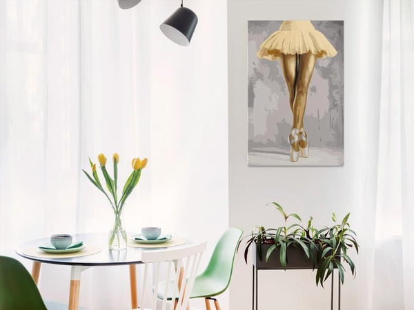 Quadro fai da te Yellow Ballerina