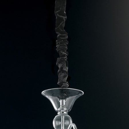 Lampadario a Sospensione Vetro Ultra Trasparente Classico E14