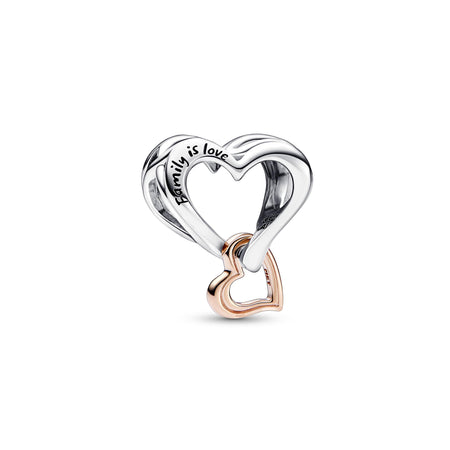 Pandora - Charm Openwork Cuore Infinito "Family is Love"