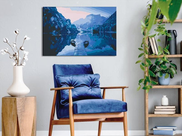 Quadro fai da te Boats on the Lake