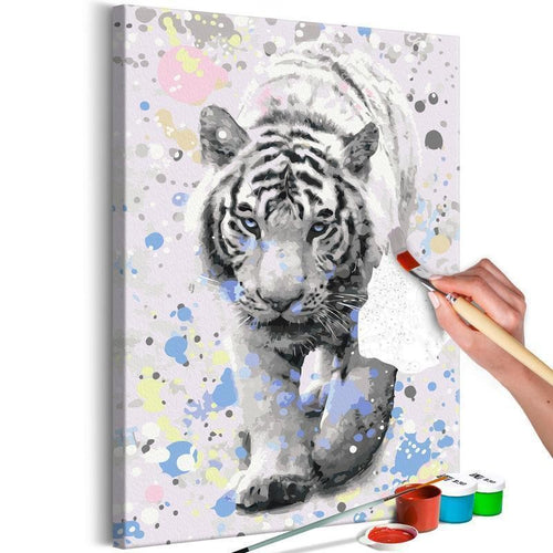Quadro fai da te White Tiger