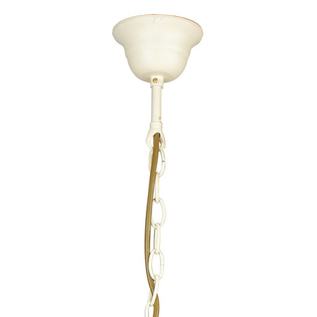 Lampadario Sospeso Decoro a Mano Metallo Vetro Classico Interno E14