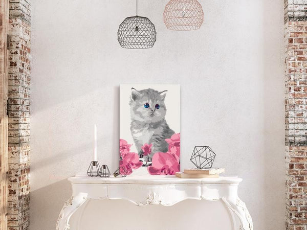 Quadro fai da te Gattino