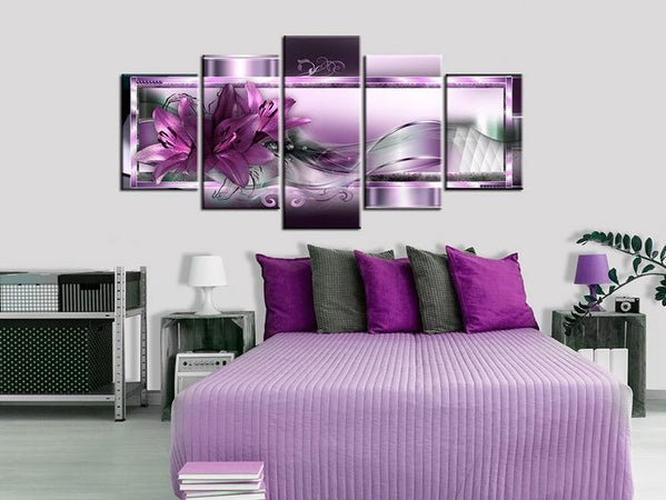 Quadro Purple Lilies