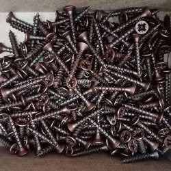 Vite 5,0x25mm - 500pz TPS testa conica bronzata per legno truciolare