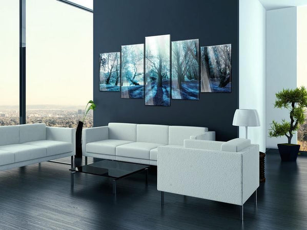 Quadri su vetro acrilico Blue Glade [Glass]