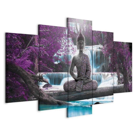 Quadro Cascata e Buddha