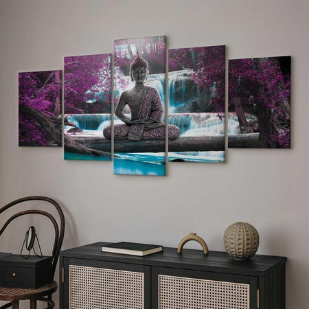 Quadro Cascata e Buddha