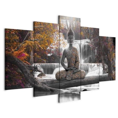 Quadro Buddha autunnale