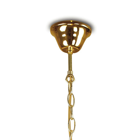 Lampadario sospeso dal design classico color oro 40 watt E14