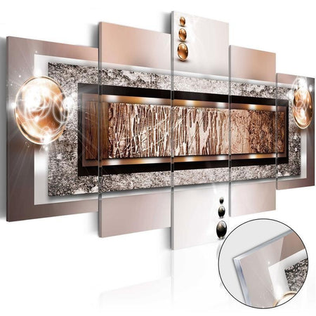 Quadri su vetro acrilico Cinnamon Rock [Glass]