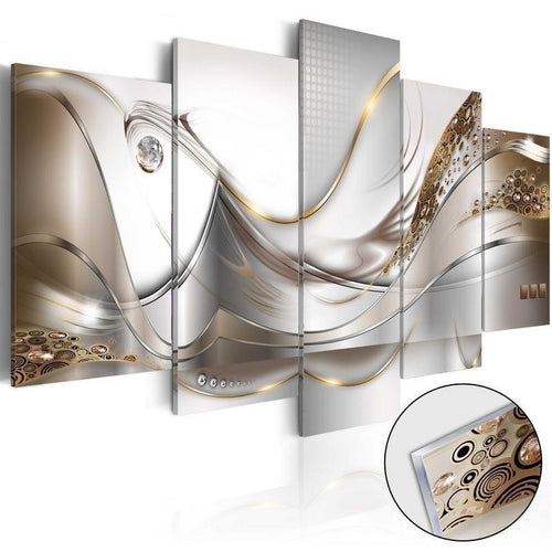 Quadri su vetro acrilico Golden Flight [Glass]