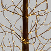 Albero luminoso decorazione natalizia a led luce calda con microled