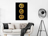 Quadro - Golden Knots (1 Part) Vertical