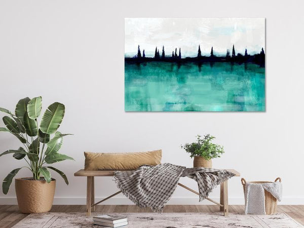 Quadro - Mountain Lake (1 Part) Wide