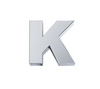 ELEMENTS - Elemento Lettera K In Oro Bianco