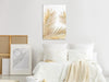Quadro - Golden Palm Leaves (1 Part) Vertical