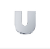 ELEMENTS - Lettera U In Oro Bianco