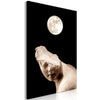 Quadro - Moon and Statue (1 Part) Vertical