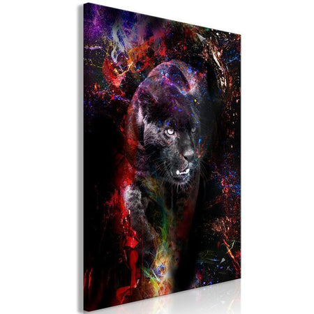 Quadro - Black Jaguar (1 Part) Vertical