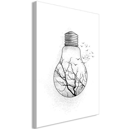 Quadro - Winter Birds (1 Part) Vertical