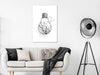 Quadro - Winter Birds (1 Part) Vertical