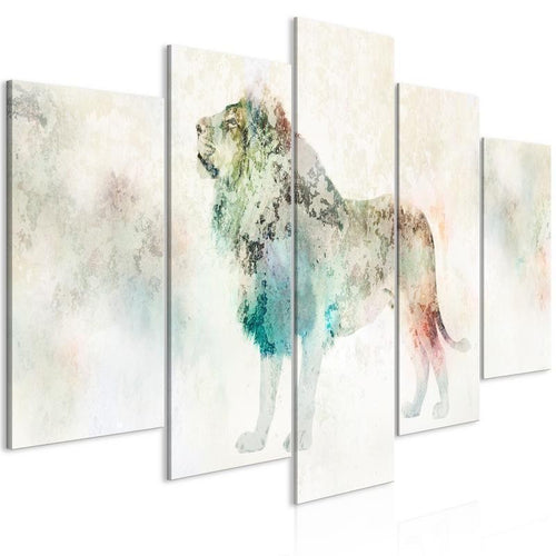 Quadro - Colourful King (5 Parts) Wide