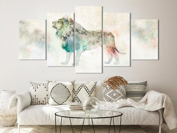 Quadro - Colourful King (5 Parts) Wide