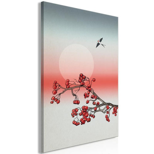 Quadro - Winter Rose (1 Part) Vertical
