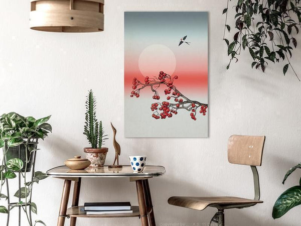 Quadro - Winter Rose (1 Part) Vertical