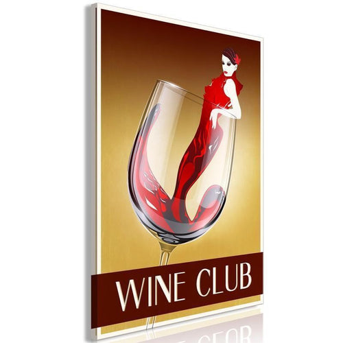 Quadro - Wine Club (1 Part) Vertical