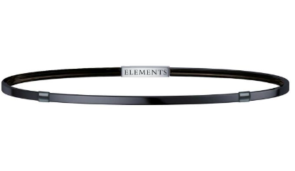 Elements Bracciale argento gun misura s