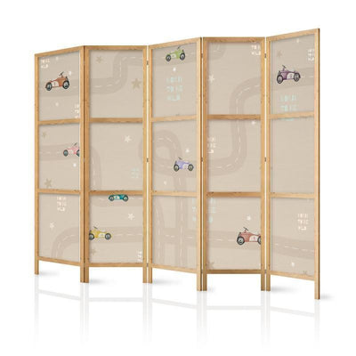 Paravento giapponese Strade di città 5 ante