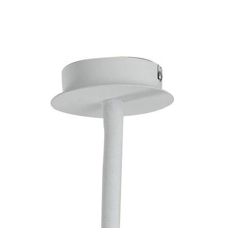 Plafoniera Moderna Una luce Flessibile Metallo Silicone Bianco Interno E14