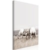 Quadro - White Horses (1 Part) Vertical