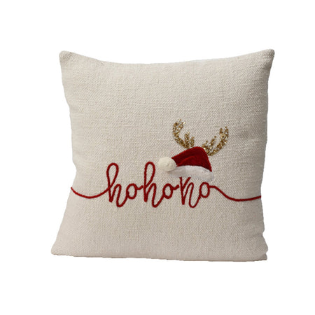 Cuscino in tessuto decorazione natalizia per sedie e poltrone 45 cm
