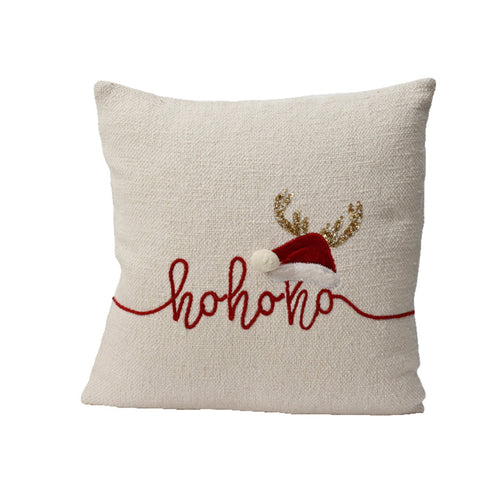 Cuscino in tessuto decorazione natalizia per sedie e poltrone 45 cm