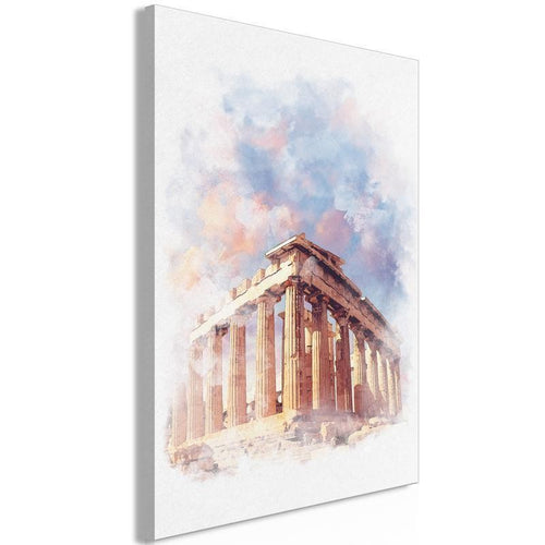 Quadro - Painted Parthenon (1 Part) Vertical