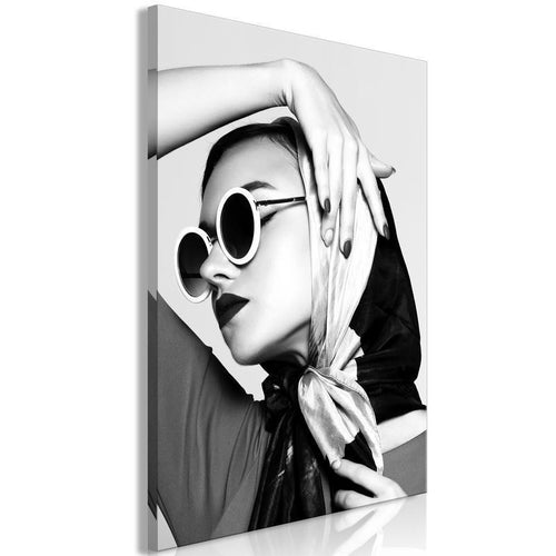 Quadro - Stylish Lady (1 Part) Vertical