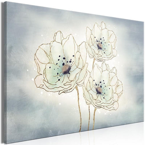 Quadro - Ocean Flowers (1 Part) Wide