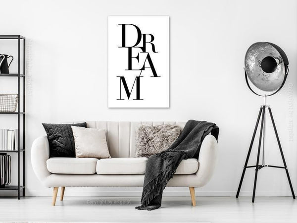 Quadro - Black Dream (1 Part) Vertical