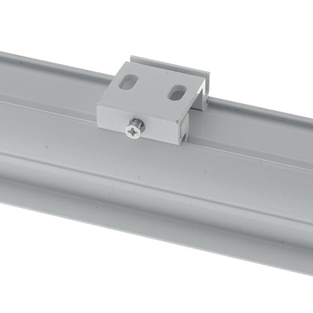 Kit 2 Pezzi Basette Attacco A Soffitto Bianche Per Binario Trifase Bianco