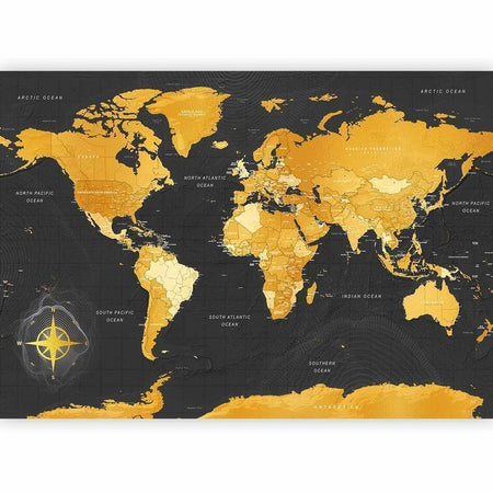 Carta da parati - Map: Golden World
